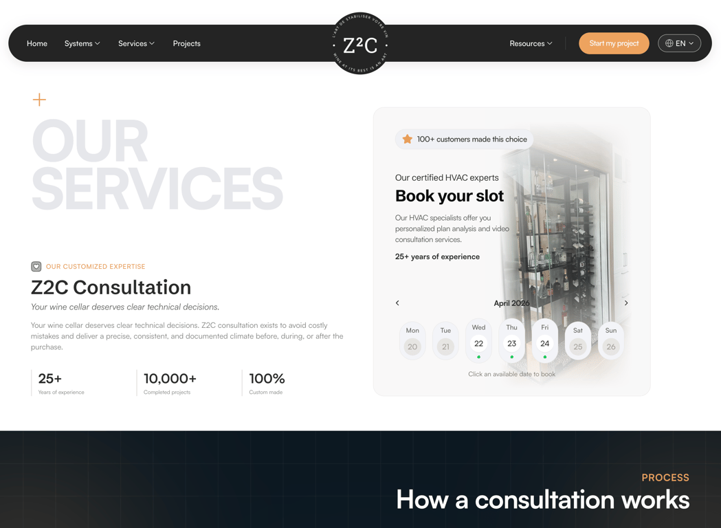 Z2C Consultation Booking